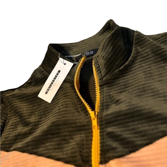 CBR Exclusive Selection Ribbed Color Block Jacket - Picture 4 of 6